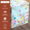 imageMaison dHermine Table Runner 100 Cotton Single Layer Easter Table Runners 72 inches Long Home Kitchen Dining Party ampamp Camping  Easter Decorations Spring ampamp Summer Printemps 1450quot x 72quot27  Jardin Dete  Mint