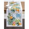 imageMaison dHermine Table Runner 100 Cotton Single Layer Easter Table Runners 72 inches Long Home Kitchen Dining Party ampamp Camping  Easter Decorations Spring ampamp Summer Printemps 1450quot x 72quot16  Agrume