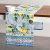imageMaison dHermine Table Runner 100 Cotton Single Layer Easter Table Runners 72 inches Long Home Kitchen Dining Party ampamp Camping  Easter Decorations Spring ampamp Summer Printemps 1450quot x 72quot28  Citrus