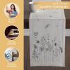 imageMaison dHermine Table Runner 100 Cotton Single Layer Easter Table Runners 72 inches Long Home Kitchen Dining Party ampamp Camping  Easter Decorations Spring ampamp Summer Printemps 1450quot x 72quot12  Flore