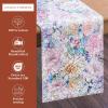 imageMaison dHermine Table Runner 100 Cotton Single Layer Easter Table Runners 72 inches Long Home Kitchen Dining Party ampamp Camping  Easter Decorations Spring ampamp Summer Printemps 1450quot x 72quot22  Floral Love