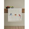 imageMaison dHermine Table Runner 100 Cotton Single Layer Easter Table Runners 72 inches Long Home Kitchen Dining Party ampamp Camping  Easter Decorations Spring ampamp Summer Printemps 1450quot x 72quot09  Birdies on Wire