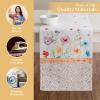 imageMaison dHermine Table Runner 100 Cotton Single Layer Easter Table Runners 72 inches Long Home Kitchen Dining Party ampamp Camping  Easter Decorations Spring ampamp Summer Printemps 1450quot x 72quot19  Summer Whisper