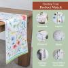 imageMaison dHermine Table Runner 100 Cotton Single Layer Easter Table Runners 72 inches Long Home Kitchen Dining Party ampamp Camping  Easter Decorations Spring ampamp Summer Printemps 1450quot x 72quot24  Just Floral