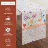 imageMaison dHermine Table Runner 100 Cotton Single Layer Easter Table Runners 72 inches Long Home Kitchen Dining Party ampamp Camping  Easter Decorations Spring ampamp Summer Printemps 1450quot x 72quot19  Summer Whisper