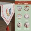 imageMaison dHermine Table Runner 100 Cotton Single Layer Easter Table Runners 72 inches Long Home Kitchen Dining Party ampamp Camping  Easter Decorations Spring ampamp Summer Printemps 1450quot x 72quot23  Campagne