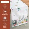 imageMaison dHermine Table Runner 100 Cotton Single Layer Easter Table Runners 72 inches Long Home Kitchen Dining Party ampamp Camping  Easter Decorations Spring ampamp Summer Printemps 1450quot x 72quot10  Printemps