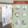 imageMaison dHermine Table Runner 100 Cotton Single Layer Easter Table Runners 72 inches Long Home Kitchen Dining Party ampamp Camping  Easter Decorations Spring ampamp Summer Printemps 1450quot x 72quot10  Printemps