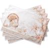 imageMaison d Hermine Placemat 100 Cotton Decorative Placemats Washable Cloth Placemats Home Wedding Restaurant Party ampamp Camping Potiron  ThanksgivingChristmas Set of 412  Giving Thanks