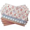imageMaison d Hermine Placemat 100 Cotton Decorative Placemats Washable Cloth Placemats Home Wedding Restaurant Party ampamp Camping Potiron  ThanksgivingChristmas Set of 411  Romane