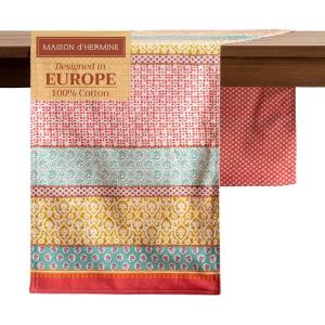 imageMaison dHermine Table Runner 100 Cotton Single Layer Easter Table Runners 72 inches Long Home Kitchen Dining Party ampamp Camping  Easter Decorations Spring ampamp Summer Printemps 1450quot x 72quot06  Provence
