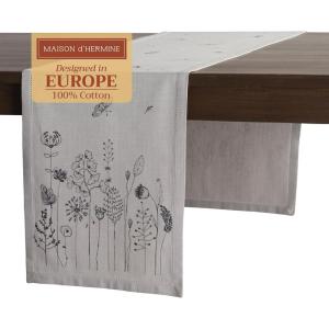 imageMaison dHermine Table Runner 100 Cotton Single Layer Easter Table Runners 72 inches Long Home Kitchen Dining Party ampamp Camping  Easter Decorations Spring ampamp Summer Printemps 1450quot x 72quot12  Flore