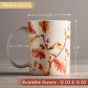 imageMaison d Hermine Coffee Mug with Handles Fine Bone China Pack of One Coffee Mug for Hot Beverages Cappuccino Latte Home Restaurant Perfect for Men ampamp Women Champ De Mars  Paris 15 Ounce3  Oak Leaves  Robin Loves Berries