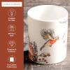 imageMaison d Hermine Coffee Mug with Handles Fine Bone China Pack of One Coffee Mug for Hot Beverages Cappuccino Latte Home Restaurant Perfect for Men ampamp Women Champ De Mars  Paris 15 Ounce1  Whitish Shabby Chique  Winter Robin