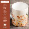 imageMaison d Hermine Coffee Mug with Handles Fine Bone China Pack of One Coffee Mug for Hot Beverages Cappuccino Latte Home Restaurant Perfect for Men ampamp Women Champ De Mars  Paris 15 Ounce3  Oak Leaves  Jaya  Friends