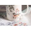 imageMaison d Hermine Coffee Mug with Handles Fine Bone China Pack of One Coffee Mug for Hot Beverages Cappuccino Latte Home Restaurant Perfect for Men ampamp Women Champ De Mars  Paris 15 Ounce1  Whitish Shabby Chique  Winter Robin