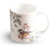 imageMaison d Hermine Coffee Mug with Handles Fine Bone China Pack of One Coffee Mug for Hot Beverages Cappuccino Latte Home Restaurant Perfect for Men ampamp Women Champ De Mars  Paris 15 Ounce1  Whitish Shabby Chique  Winter Robin