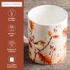 imageMaison d Hermine Coffee Mug with Handles Fine Bone China Pack of One Coffee Mug for Hot Beverages Cappuccino Latte Home Restaurant Perfect for Men ampamp Women Champ De Mars  Paris 15 Ounce3  Oak Leaves  Robin Loves Berries