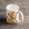 imageMaison d Hermine Coffee Mug with Handles Fine Bone China Pack of One Coffee Mug for Hot Beverages Cappuccino Latte Home Restaurant Perfect for Men ampamp Women Champ De Mars  Paris 15 Ounce3  Oak Leaves  Robin Loves Berries
