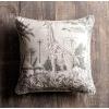 imageMaison d Hermine Decorative Pillow Covers 20x20 Inch Square 100 Cotton Throw Pillow Covers with Zipper  Chair Couches Sofas Bedroom Home for Easter Decorations Savana Jouy  Beige06  Savana Jouy  Green Giraffe