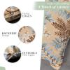 imageMaison d Hermine Decorative Pillow Covers 20x20 Inch Square 100 Cotton Throw Pillow Covers with Zipper  Chair Couches Sofas Bedroom Home for Easter Decorations Savana Jouy  Beige12  Feuillage  Light Ecru