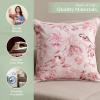 imageMaison d Hermine Decorative Pillow Covers 20x20 Inch Square 100 Cotton Throw Pillow Covers with Zipper  Chair Couches Sofas Bedroom Home for Easter Decorations Savana Jouy  Beige09  Equinoxe  Beige