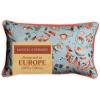 imageMaison d Hermine Decorative Pillow Covers 20x20 Inch Square 100 Cotton Throw Pillow Covers with Zipper  Chair Couches Sofas Bedroom Home for Easter Decorations Savana Jouy  Beige24  Dalida  Blue
