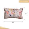 imageMaison d Hermine Decorative Pillow Covers 20x20 Inch Square 100 Cotton Throw Pillow Covers with Zipper  Chair Couches Sofas Bedroom Home for Easter Decorations Savana Jouy  Beige05  Equinoxe  Multi