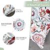 imageMaison d Hermine Decorative Pillow Covers 20x20 Inch Square 100 Cotton Throw Pillow Covers with Zipper  Chair Couches Sofas Bedroom Home for Easter Decorations Savana Jouy  Beige14  Nellore
