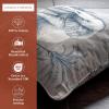imageMaison d Hermine Decorative Pillow Covers 20x20 Inch Square 100 Cotton Throw Pillow Covers with Zipper  Chair Couches Sofas Bedroom Home for Easter Decorations Savana Jouy  Beige01  Savana Jouy  Blue Elephant