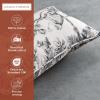 imageMaison d Hermine Decorative Pillow Covers 20x20 Inch Square 100 Cotton Throw Pillow Covers with Zipper  Chair Couches Sofas Bedroom Home for Easter Decorations Savana Jouy  Beige25  Bonobo  Grey
