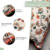 imageMaison d Hermine Decorative Pillow Covers 20x20 Inch Square 100 Cotton Throw Pillow Covers with Zipper  Chair Couches Sofas Bedroom Home for Easter Decorations Savana Jouy  Beige27  Dalida  Beige