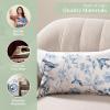imageMaison d Hermine Decorative Pillow Covers 20x20 Inch Square 100 Cotton Throw Pillow Covers with Zipper  Chair Couches Sofas Bedroom Home for Easter Decorations Savana Jouy  Beige23  Neo Ipomee  Beige
