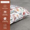 imageMaison d Hermine Decorative Pillow Covers 20x20 Inch Square 100 Cotton Throw Pillow Covers with Zipper  Chair Couches Sofas Bedroom Home for Easter Decorations Savana Jouy  Beige14  Nellore