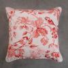 imageMaison d Hermine Decorative Pillow Covers 20x20 Inch Square 100 Cotton Throw Pillow Covers with Zipper  Chair Couches Sofas Bedroom Home for Easter Decorations Savana Jouy  Beige10  Equinoxe  Terracotta