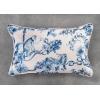 imageMaison d Hermine Decorative Pillow Covers 20x20 Inch Square 100 Cotton Throw Pillow Covers with Zipper  Chair Couches Sofas Bedroom Home for Easter Decorations Savana Jouy  Beige21  Bonobo  Blue