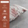 imageMaison d Hermine Decorative Pillow Covers 20x20 Inch Square 100 Cotton Throw Pillow Covers with Zipper  Chair Couches Sofas Bedroom Home for Easter Decorations Savana Jouy  Beige11  Feuillage  Light Taupe