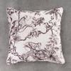 imageMaison d Hermine Decorative Pillow Covers 20x20 Inch Square 100 Cotton Throw Pillow Covers with Zipper  Chair Couches Sofas Bedroom Home for Easter Decorations Savana Jouy  Beige28  Bonobo  Brown