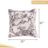 imageMaison d Hermine Decorative Pillow Covers 20x20 Inch Square 100 Cotton Throw Pillow Covers with Zipper  Chair Couches Sofas Bedroom Home for Easter Decorations Savana Jouy  Beige28  Bonobo  Brown