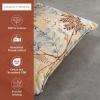 imageMaison d Hermine Decorative Pillow Covers 20x20 Inch Square 100 Cotton Throw Pillow Covers with Zipper  Chair Couches Sofas Bedroom Home for Easter Decorations Savana Jouy  Beige12  Feuillage  Light Ecru