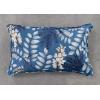 imageMaison d Hermine Decorative Pillow Covers 20x20 Inch Square 100 Cotton Throw Pillow Covers with Zipper  Chair Couches Sofas Bedroom Home for Easter Decorations Savana Jouy  Beige13  Feuillage  Air Force Blue