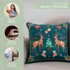 imageMaison d Hermine Decorative Pillow Covers 20x20 Inch Square 100 Cotton Throw Pillow Covers with Zipper  Chair Couches Sofas Bedroom Home for Easter Decorations Savana Jouy  Beige20  Hygge Christmas