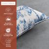 imageMaison d Hermine Decorative Pillow Covers 20x20 Inch Square 100 Cotton Throw Pillow Covers with Zipper  Chair Couches Sofas Bedroom Home for Easter Decorations Savana Jouy  Beige21  Bonobo  Blue