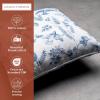 imageMaison d Hermine Decorative Pillow Covers 20x20 Inch Square 100 Cotton Throw Pillow Covers with Zipper  Chair Couches Sofas Bedroom Home for Easter Decorations Savana Jouy  Beige22  Neo Ipomee  White