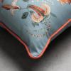 imageMaison d Hermine Decorative Pillow Covers 20x20 Inch Square 100 Cotton Throw Pillow Covers with Zipper  Chair Couches Sofas Bedroom Home for Easter Decorations Savana Jouy  Beige24  Dalida  Blue