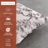 imageMaison d Hermine Decorative Pillow Covers 20x20 Inch Square 100 Cotton Throw Pillow Covers with Zipper  Chair Couches Sofas Bedroom Home for Easter Decorations Savana Jouy  Beige28  Bonobo  Brown