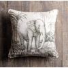 imageMaison d Hermine Decorative Pillow Covers 20x20 Inch Square 100 Cotton Throw Pillow Covers with Zipper  Chair Couches Sofas Bedroom Home for Easter Decorations Savana Jouy  Beige03  Savana Jouy  Beige Elephant