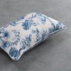 imageMaison d Hermine Decorative Pillow Covers 20x20 Inch Square 100 Cotton Throw Pillow Covers with Zipper  Chair Couches Sofas Bedroom Home for Easter Decorations Savana Jouy  Beige21  Bonobo  Blue