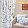 imageMaison d Hermine Decorative Pillow Covers 20x20 Inch Square 100 Cotton Throw Pillow Covers with Zipper  Chair Couches Sofas Bedroom Home for Easter Decorations Savana Jouy  Beige22  Neo Ipomee  White