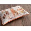 imageMaison d Hermine Decorative Pillow Covers 20x20 Inch Square 100 Cotton Throw Pillow Covers with Zipper  Chair Couches Sofas Bedroom Home for Easter Decorations Savana Jouy  Beige29  Pumpkin Passion